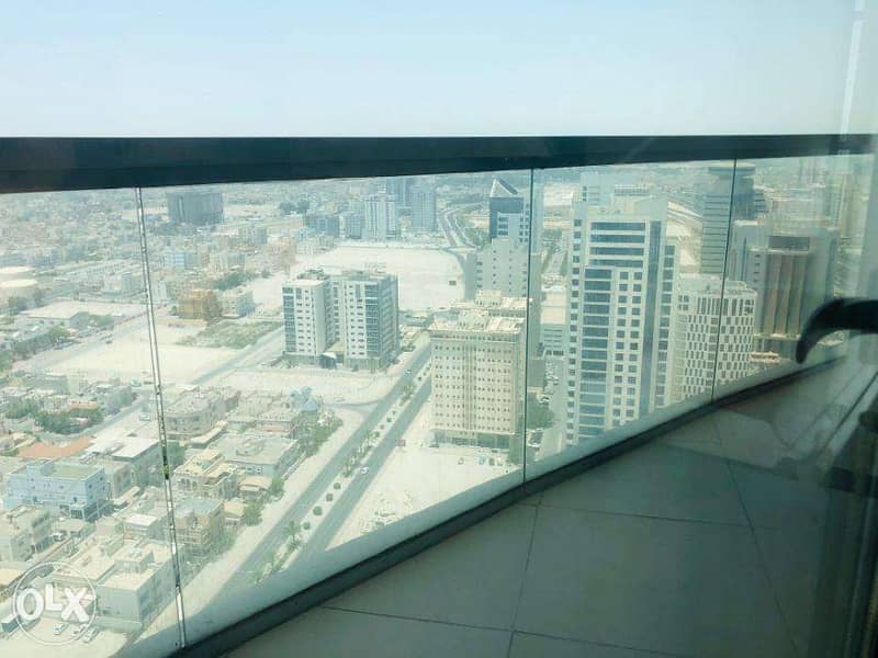 2 Bedrooms flat on higher floor with big balcony for rent at BD 500 1