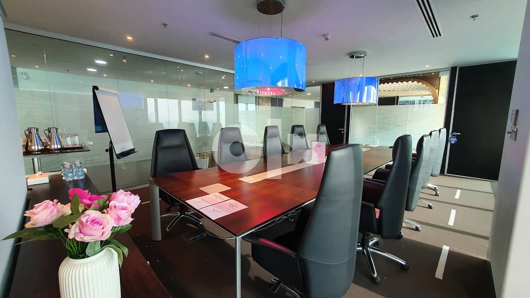 Open plan office space for 10 persons in BAHRAIN, Financial Harbour 6