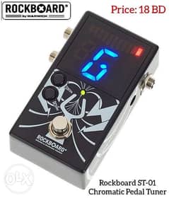 New Rockboard ST-01 Chromatic Pedal Tuner available in stock. 0