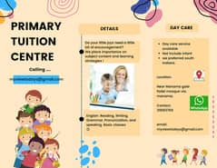 Primary class tuition with daycare.