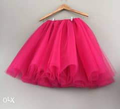 tulle fuchsia skirt for women 7 Bd 0