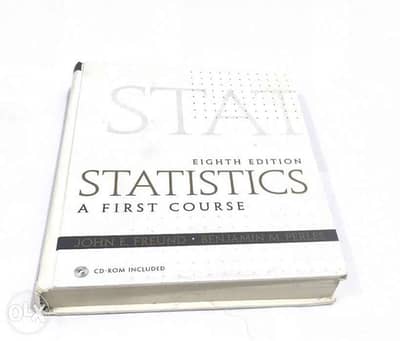 Statistics Book for sale at a negotiable price