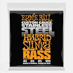 Hybrid Slinky Stainless Steel Electric Bass Strings - 45-105 GAUGE 0
