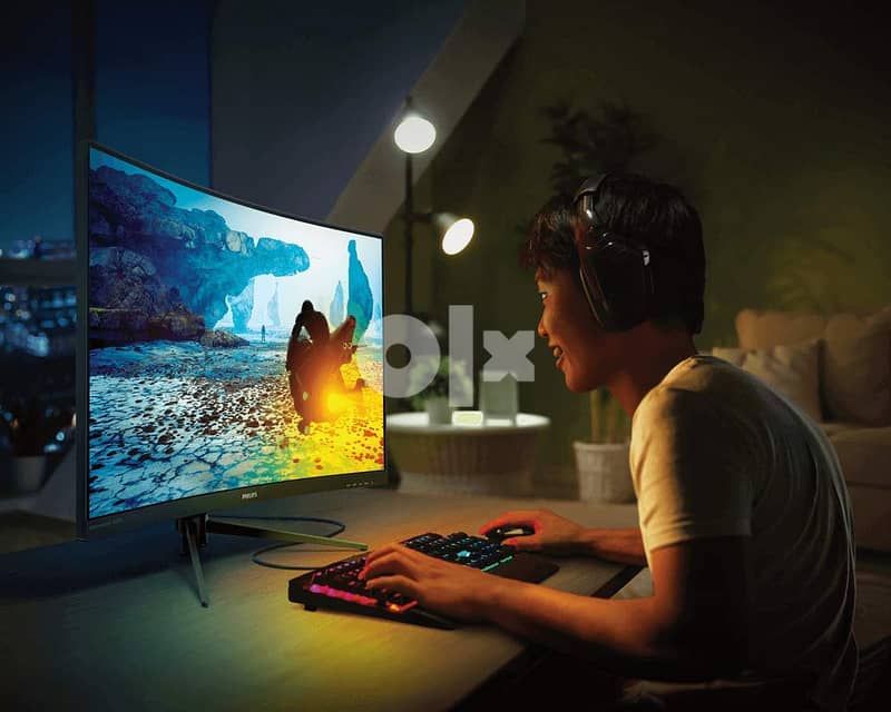 Philips 27” Curved Gaming Monitor 165Hz HDR 3