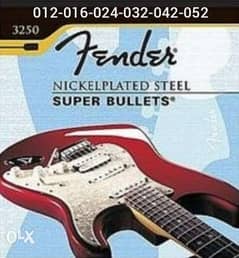Fender 3250H 012-052 Bullet End, Electric Guitar Strings 0