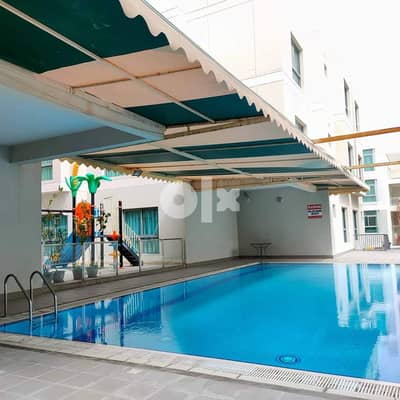 Kids area+ balcony +furnished+family residence