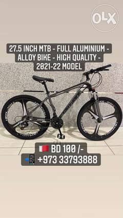 27.5 MTB - Full Aluminium - Alloy Bicycles 0