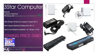 New Box Pack Laptop Adapters Batteries Very Low Price Macbook Adapters 0