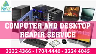 > Computer & Desktop - Repairing Service < 0