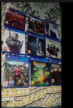 PS4 games available to sell or exchange. 0