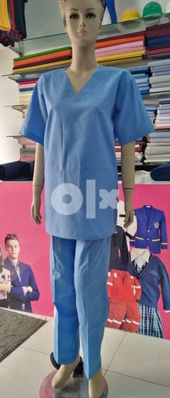 Hospital scrub suit at reasonable price.