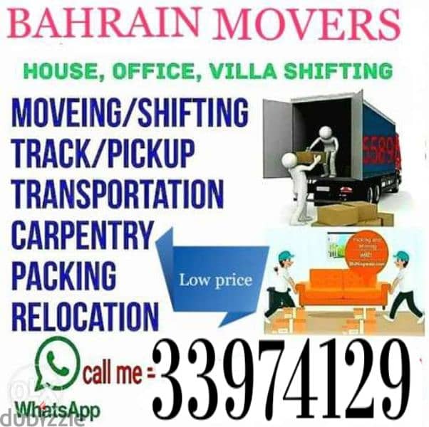 24 hours service shifting ro flat office all Bahrain 0