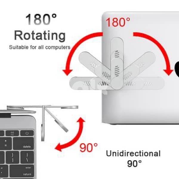 Aluminum laptop holder for phone. 1