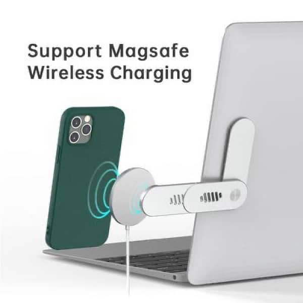Aluminum laptop holder for phone. 2