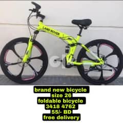 Land rover foldable bicycle 26 size 0