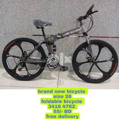 foldable bicycle 26 size 0