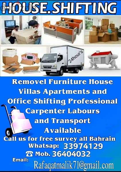 Budaiya, Shifting moving service house room flats items 0