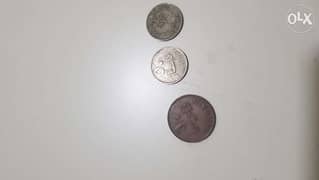 Three Bahrain coins 0
