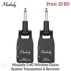 Muslady 2.4G Wireless Guitar System Transmitter & Receiver. 0