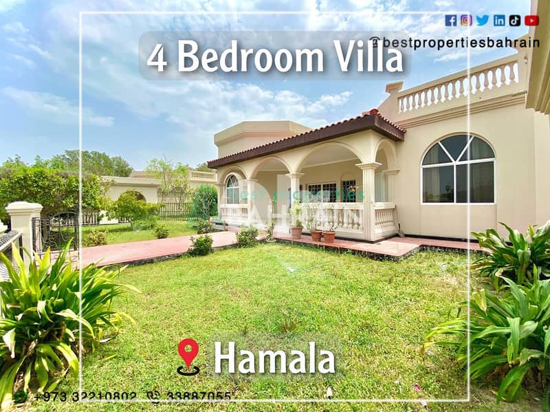 Single Storey Villa with Garden in Hamala 7