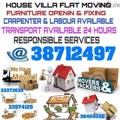 House shifting moving villa apartments items