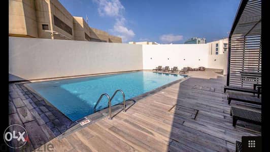 Stylish Studio flat in Juffair, Pool, Gym