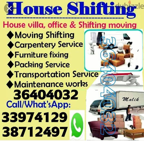 Furniture Shifting Moving House Villa Flats 0