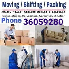 Movers House/ Office/ Villas/ Store/ Shops/saloon Shifting 0