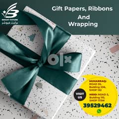 Gift Wrapper, Paper and Ribbons 0