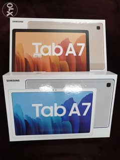 New Samsung Tab A7 gold and silver colour available 0