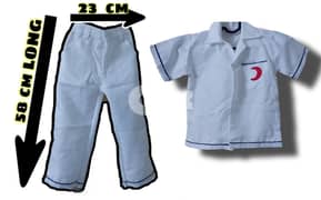 Medical staff uniform costume 4 to 6 yrs old 0
