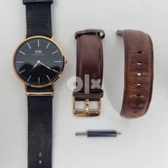 Daniel Wellington Men's Watch with Extra DW Leather Strap 0
