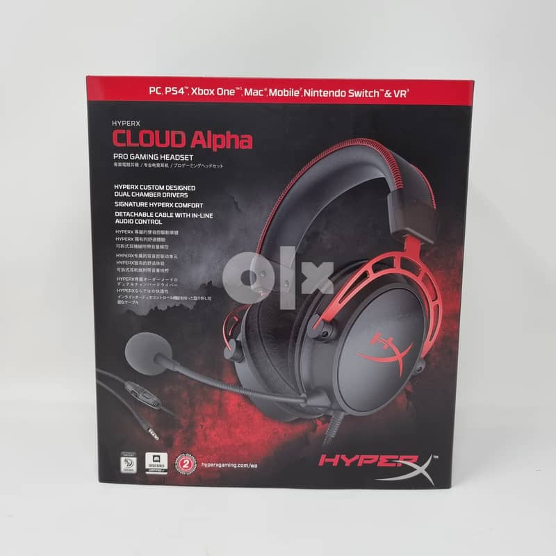 Hyper X Cloud Alpha Gaming Headset 0