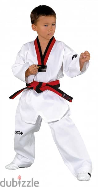 Taekwondo Black lapel & poom  Suits 1