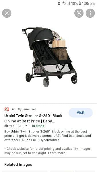 urbini double twin stroller sale 0