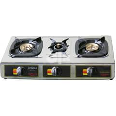 new hitachi automatic gas cooker and 12 kg cylinder 0