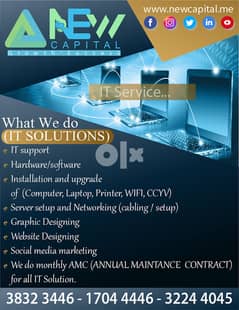 IT Support & Service With AMC Contract % 0