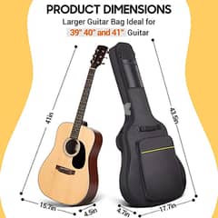 Guitar Soft Case - CAHAYA 41 Inch Acoustic Guitar 0