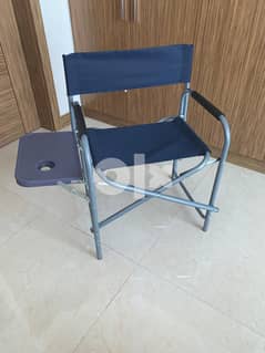 Camping Chairs (2 nos) Side Table 0