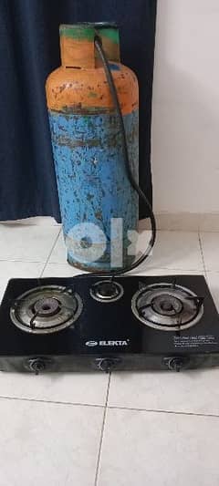 gas cylinder with stove 0