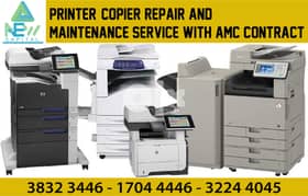 Repair and maintenance of printer and copier parts,,% 0
