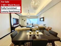 2 BR + Maid Room Fully Furnished Luxury Sea View Apartment For Sale 0