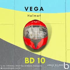 Vega Helmet Brand New - RED Only 0