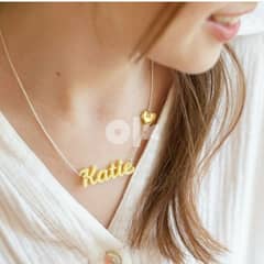 gold plated jewellery customize you and your love name 0