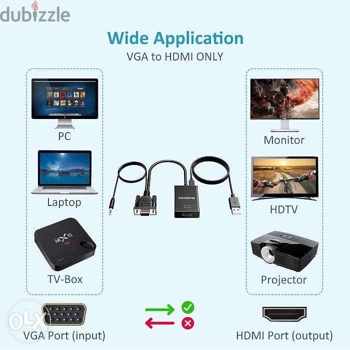 VGA to HDMI Converter Adapter 1