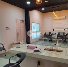3BR Ladies Salon available at prime location - FULLY EQUIPPED SALON 0
