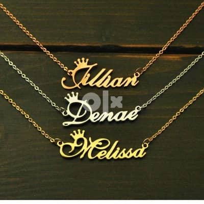 gold plated jewellery customize your name