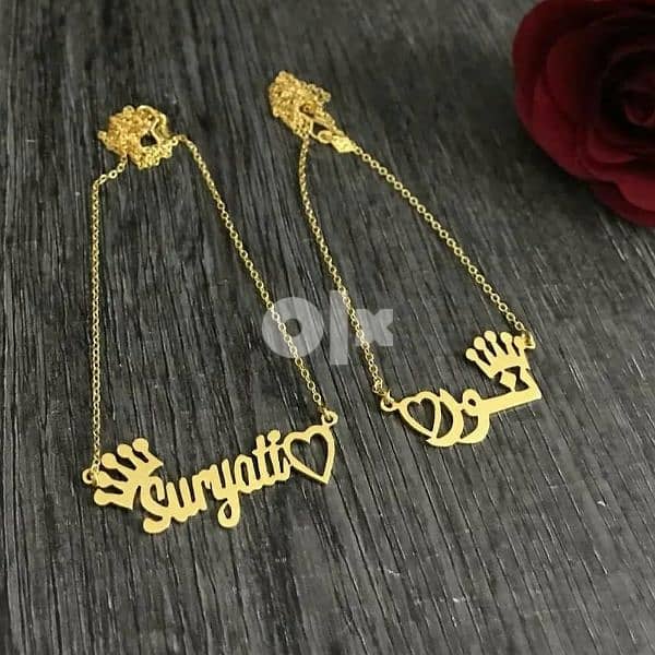 gold plated jewellery customize your name 7