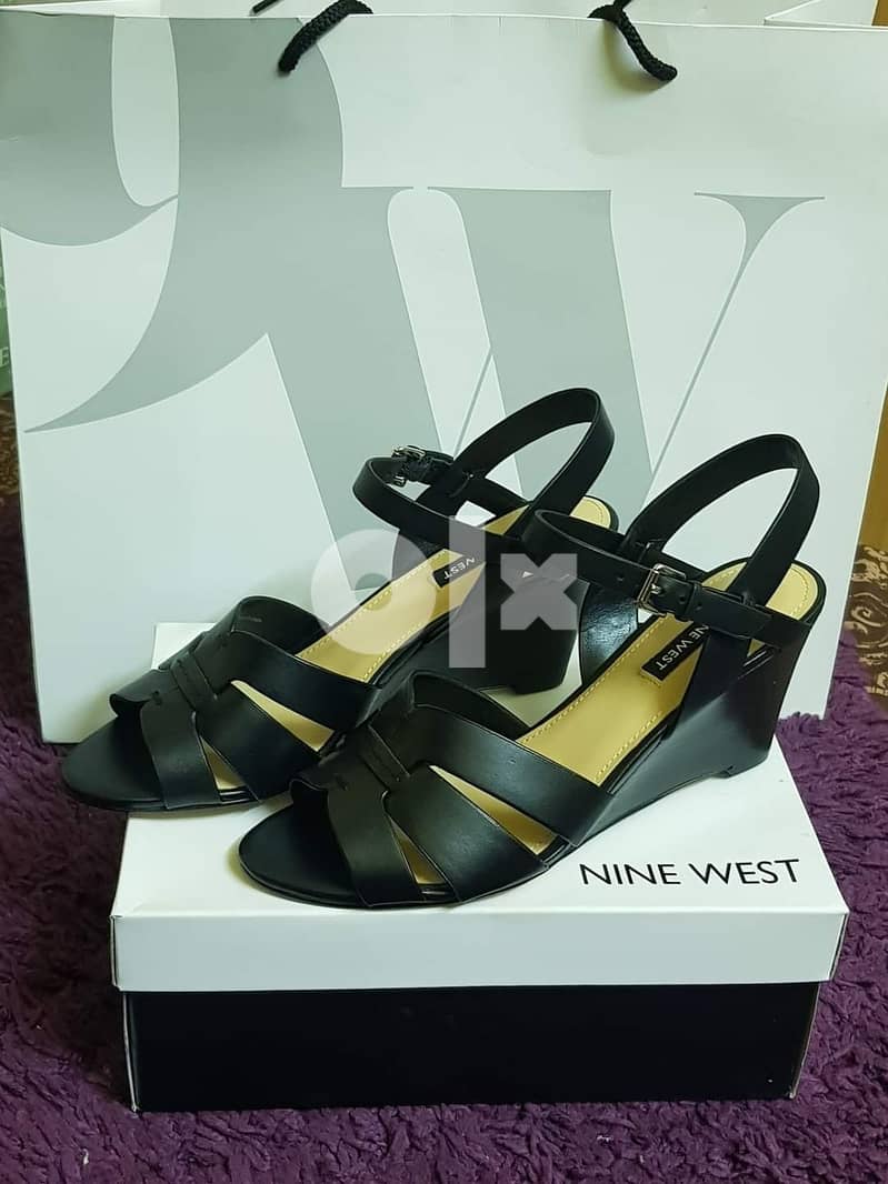 NINE WEST Janie leather sandal 1