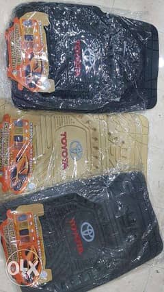 Car Rubber carpets with logo High Quality 0